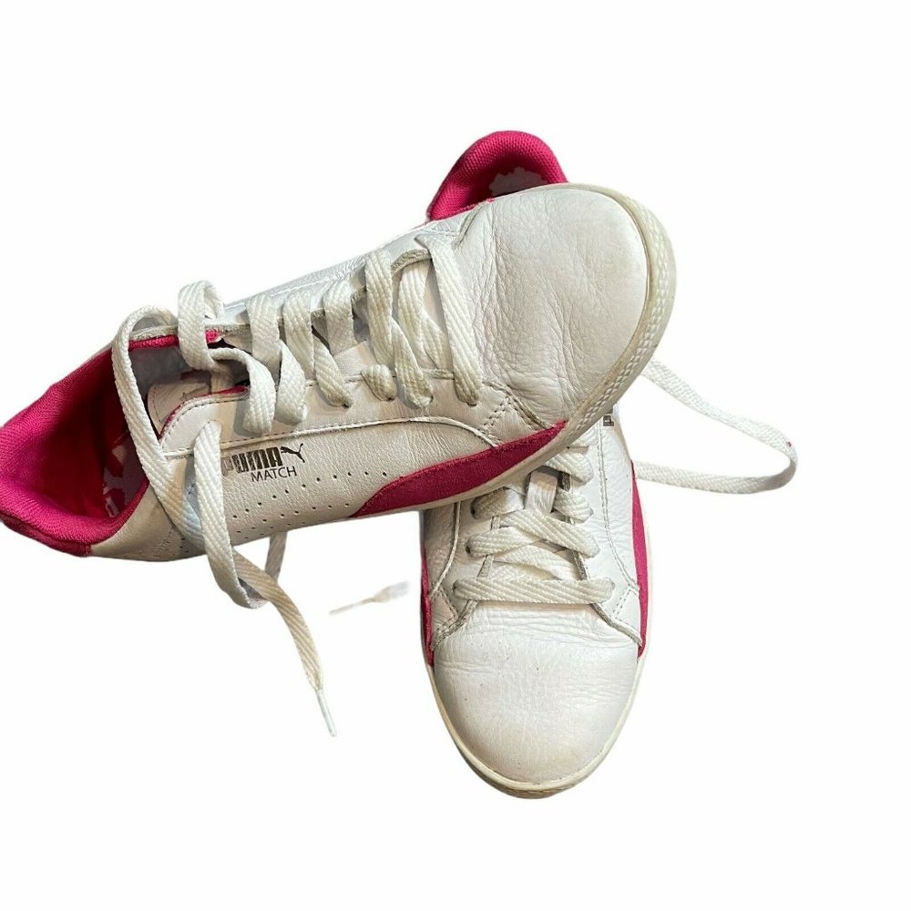 Puma Womens Fuchsia Basic Sports Athletic Shoes